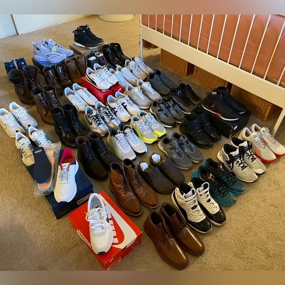 Vivo Barefoot Gobi 2 Urban Dark Blue with Red Stitching Leather Boots - Size 12 - Picture 9 of 10